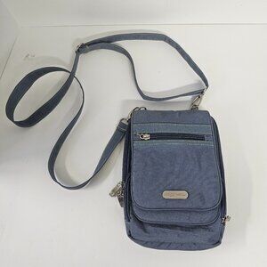 Baggallini Utility Crossbody Blue Gorpcore Pockets Pockets